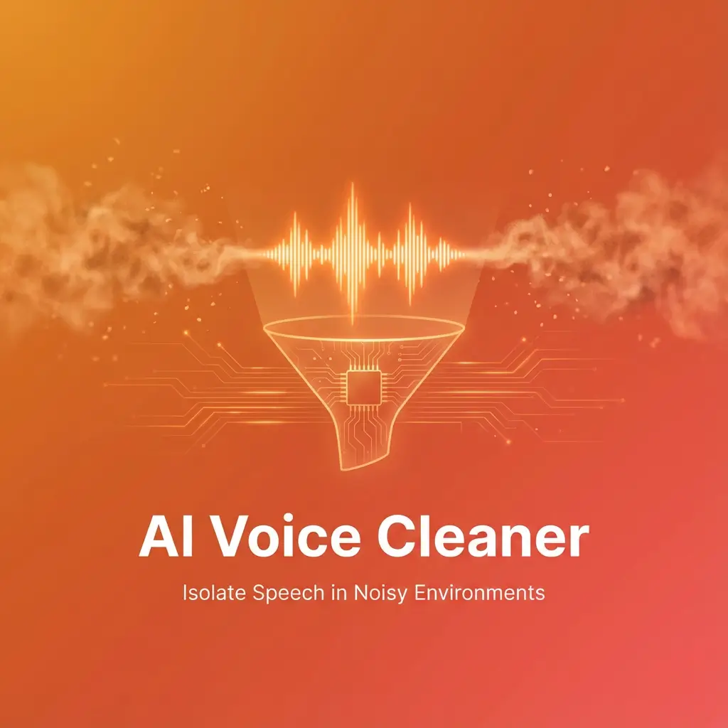 Isolate Speech in Noisy Environments with AI Voice Cleaner