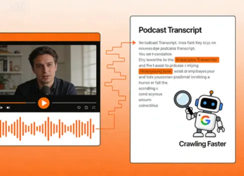 Transcribe Your Podcast to Get Found Faster on Google