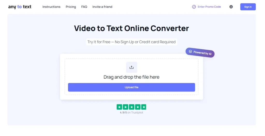 Any2Text video to text