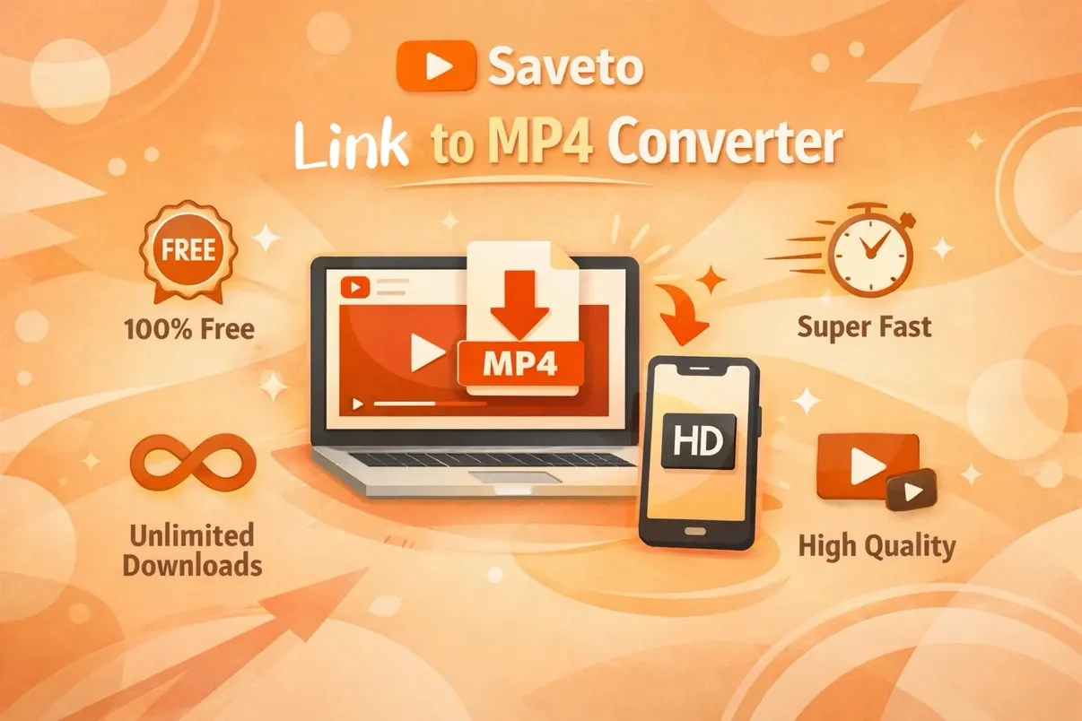 Saveto link to MP4 Converter