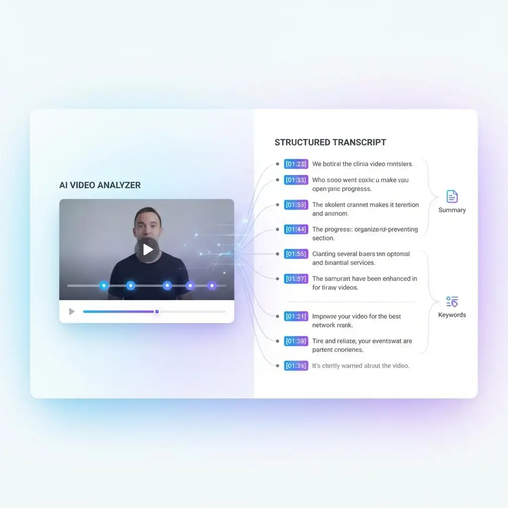 Complete & Timestamped Transcripts with YouTube Video Summarizer