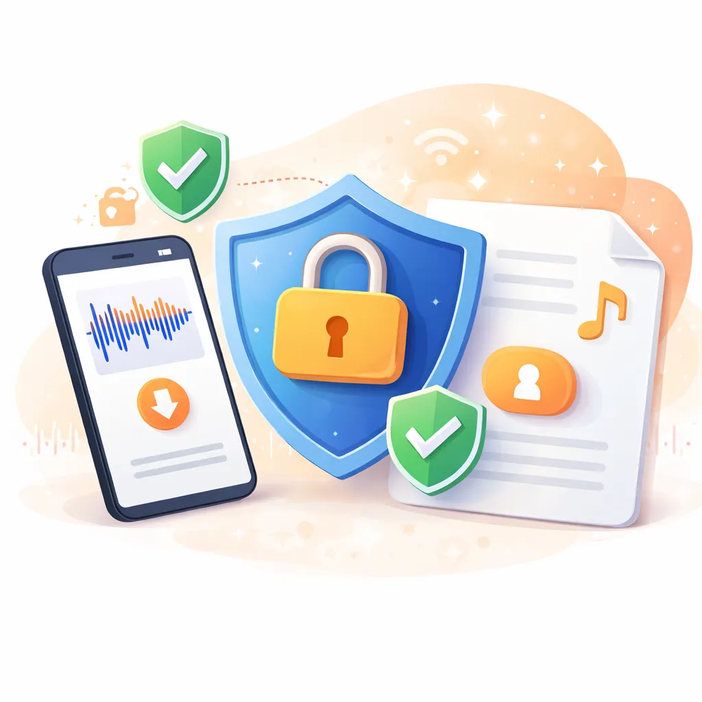 Secure Audio Extraction, No Data Leaks