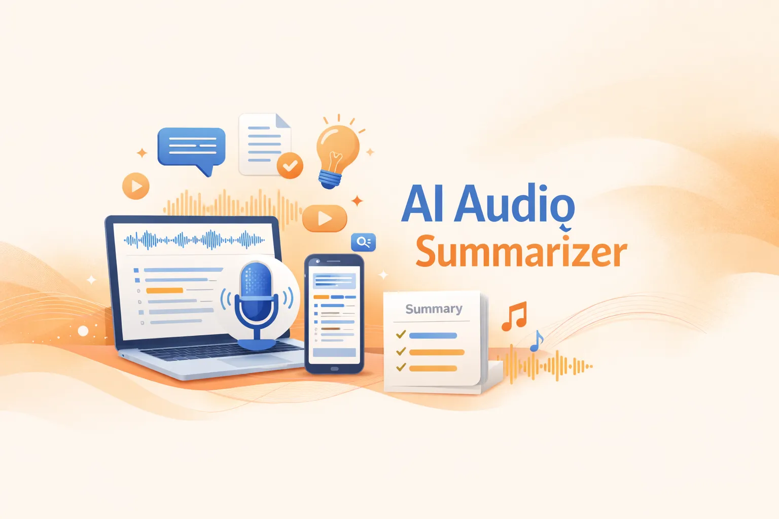 Transcribe and Summarize Your Audio in One Click