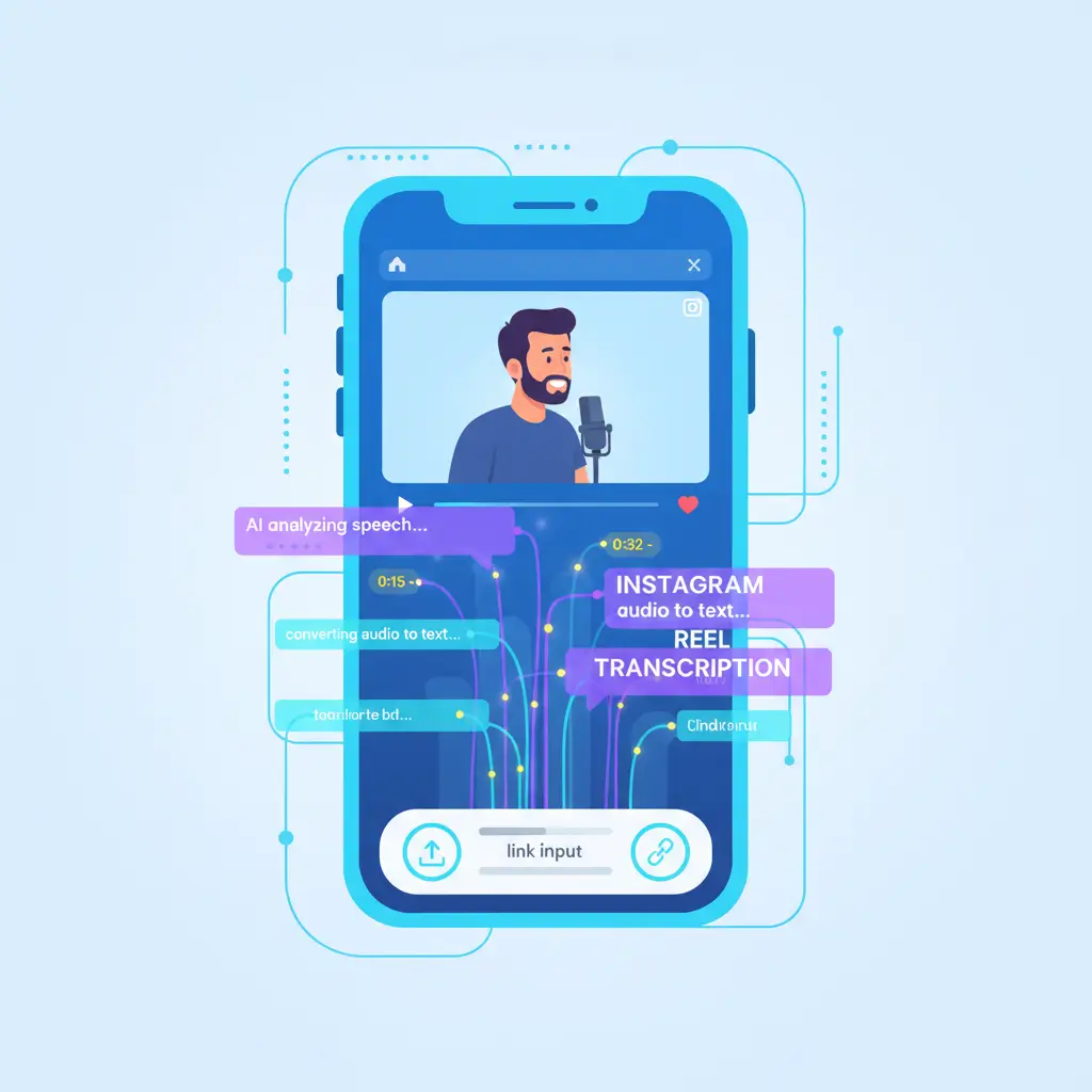 Transcribe Instagram Video from Links or Videos