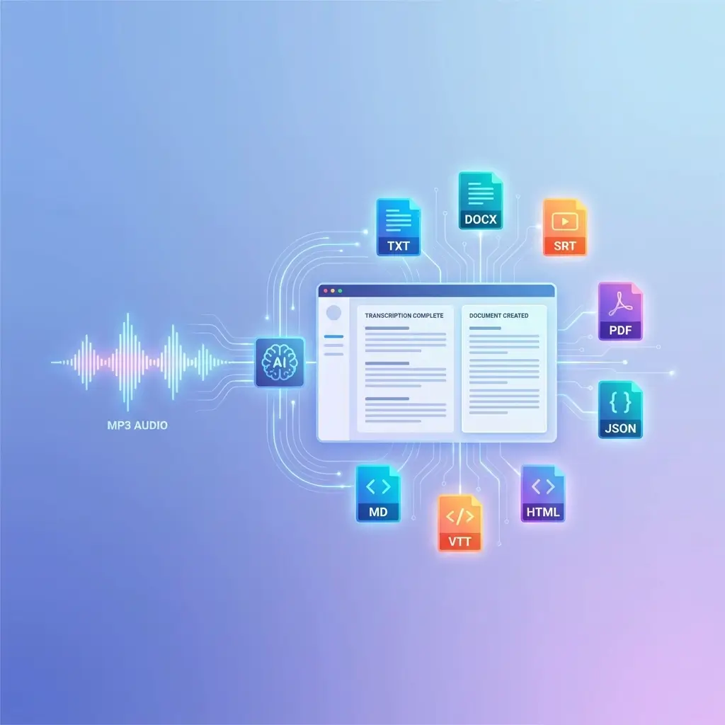 Multiple Export Formats for Different Application Scenarios