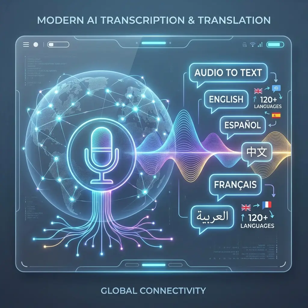 Translate MP3 to Text in 120+ Languages