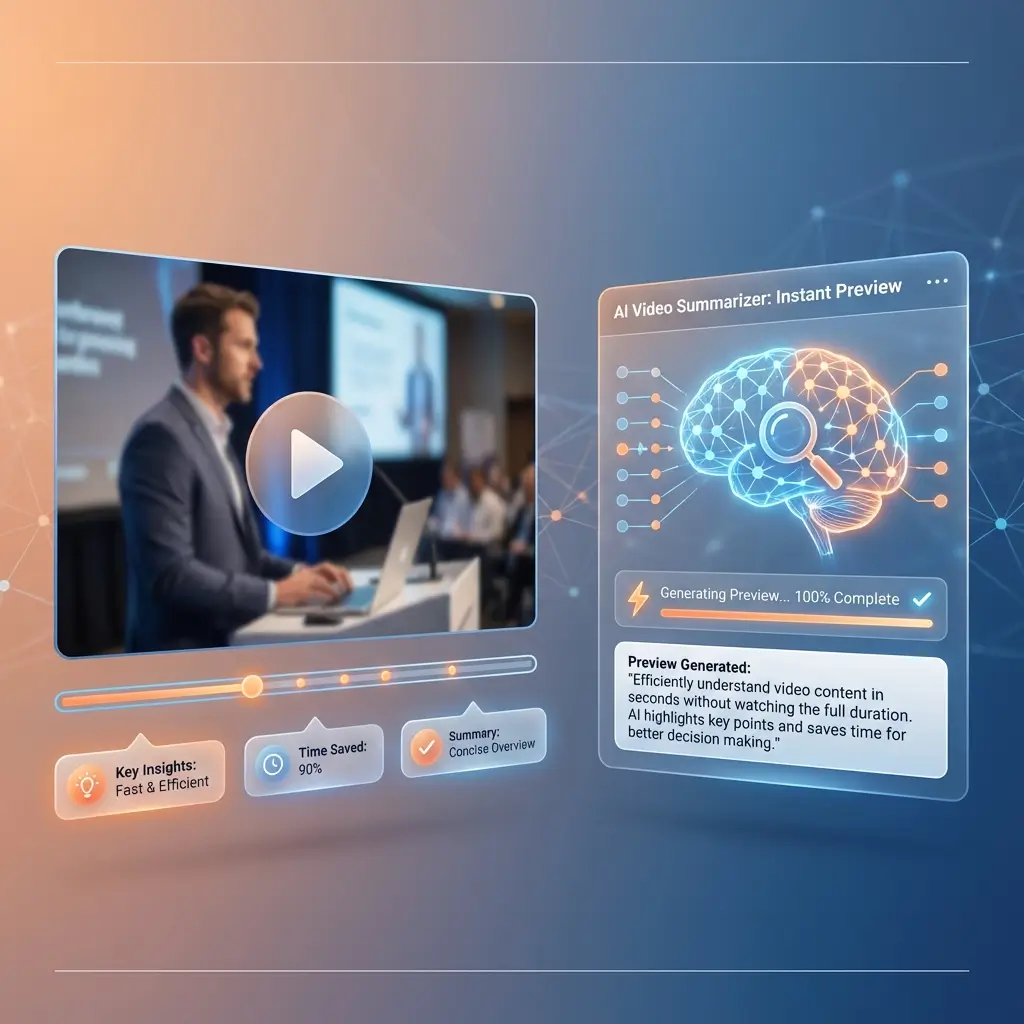 One-Click Video Preview with AI Video Summarizer