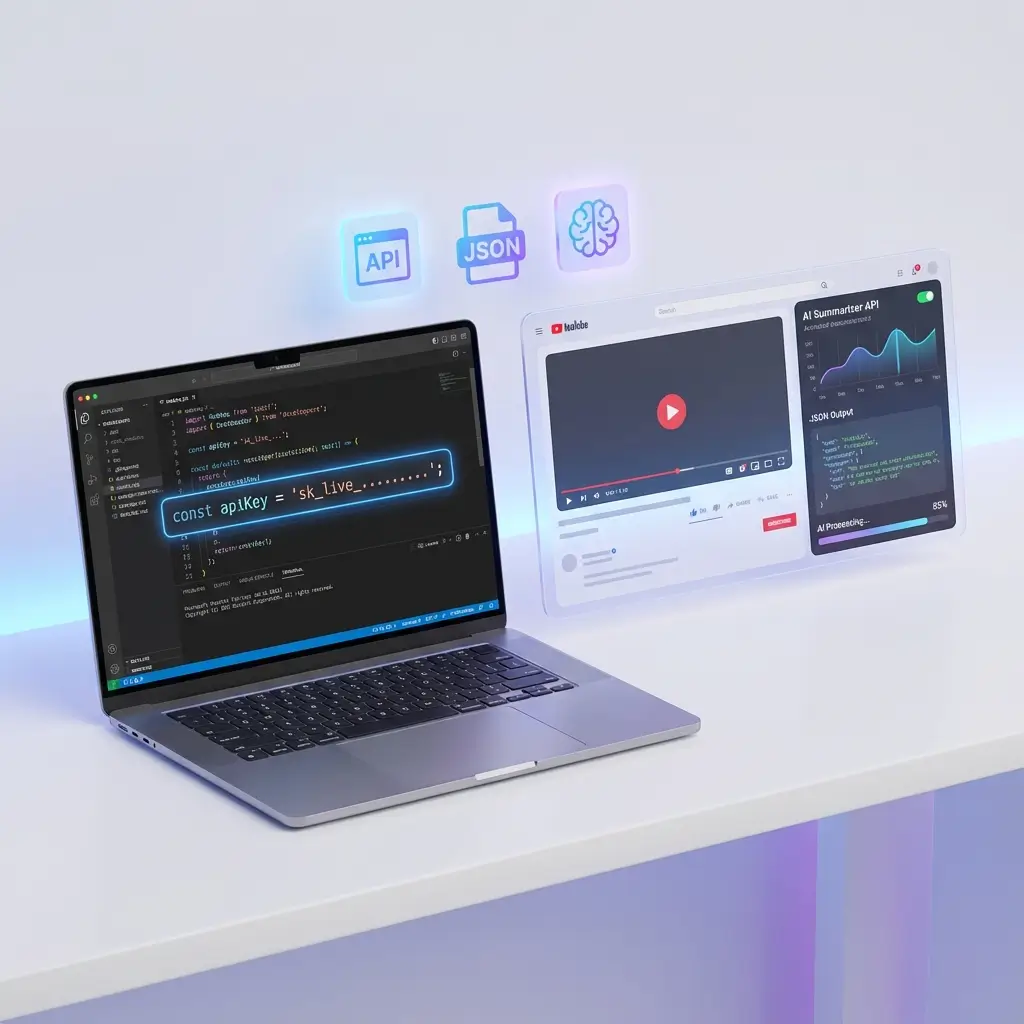 YouTube Video Summarizer API Key Provided