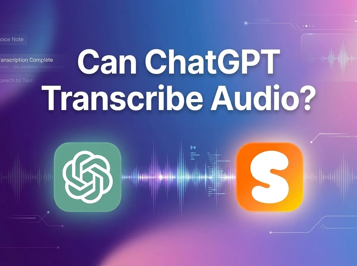 Can ChatGPT Transcribe Audio?