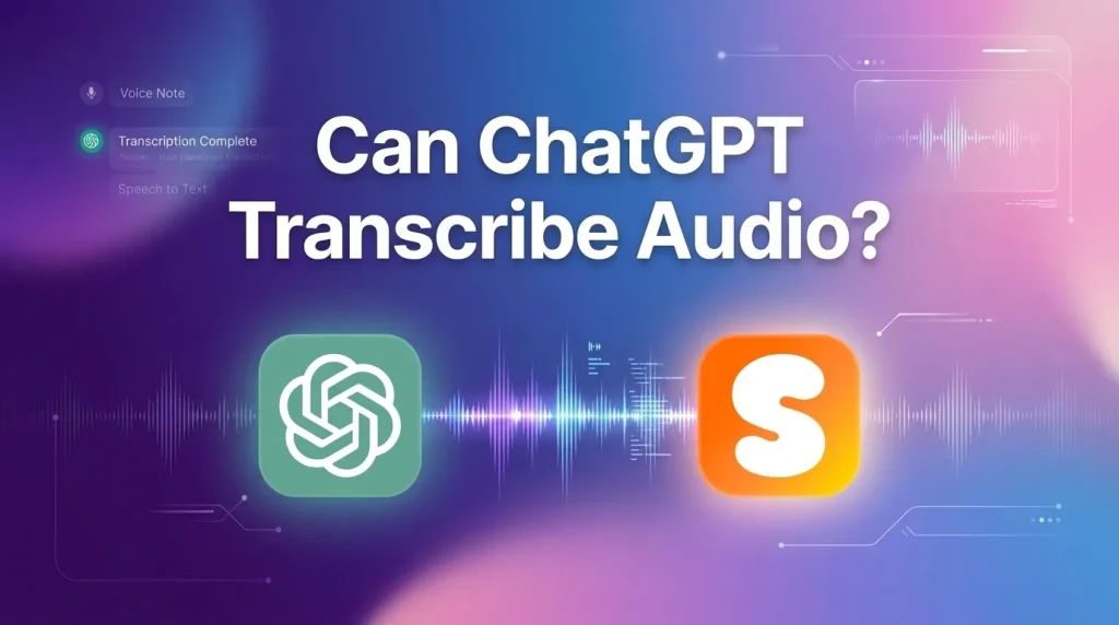 Two AI audio transcription tools comparison