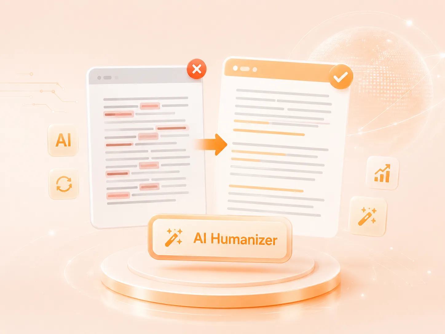 Improve Text with AI Humanizer by Removing Repetition & Weak Phrases