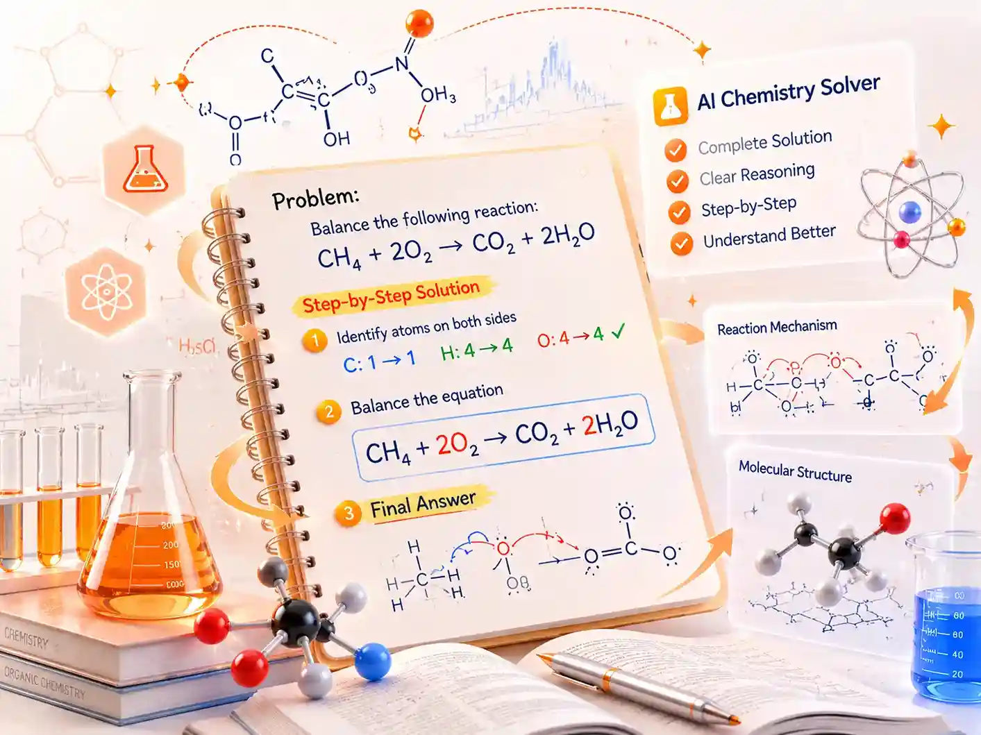 Solve Any Chemistry Problem with Step-by-Step Solutions