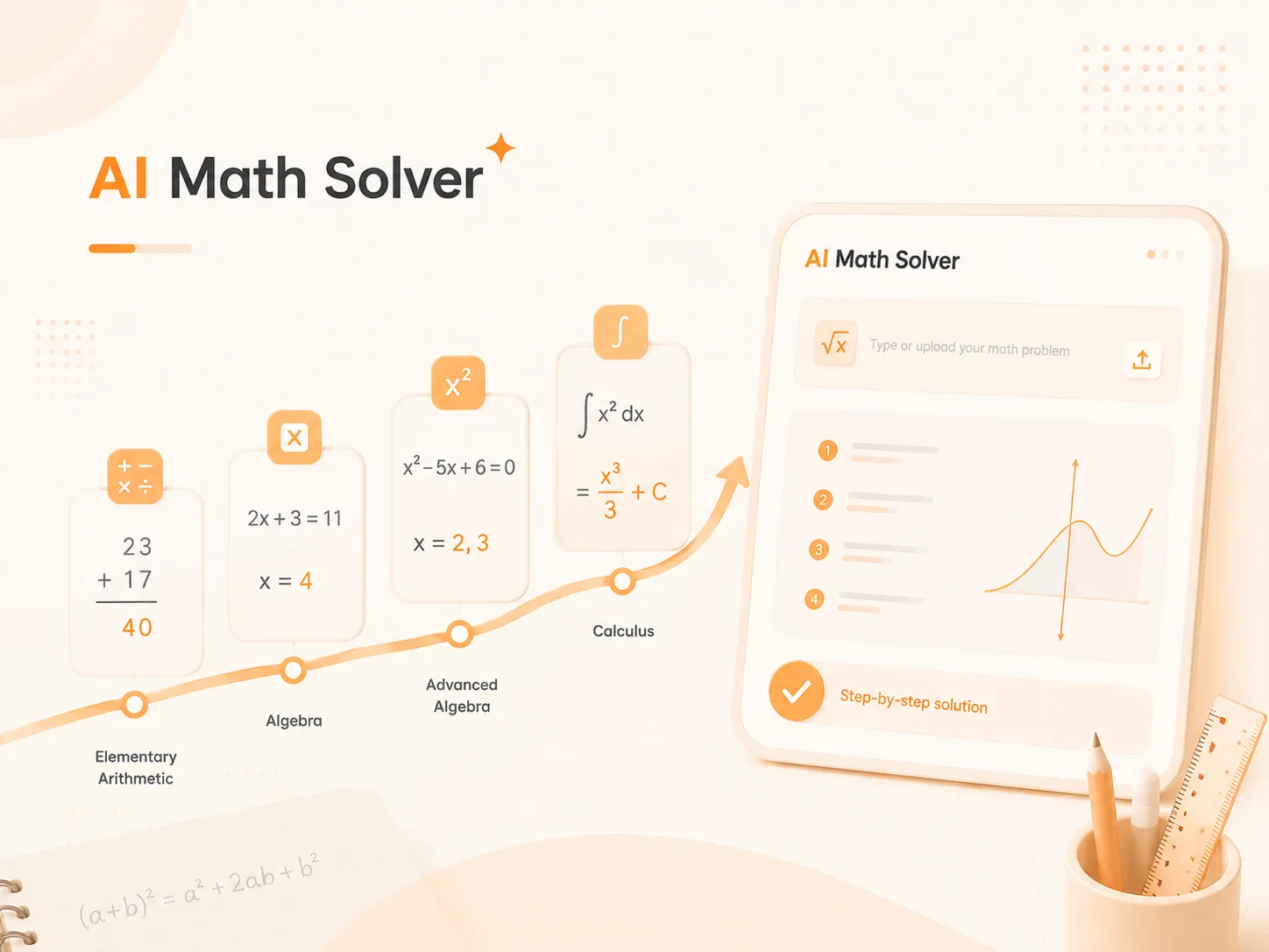 AI Math Solver Covers Math Problems of All Levels