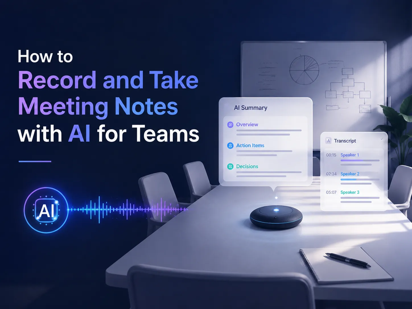 How to Record and Take Meeting Notes with AI for Teams