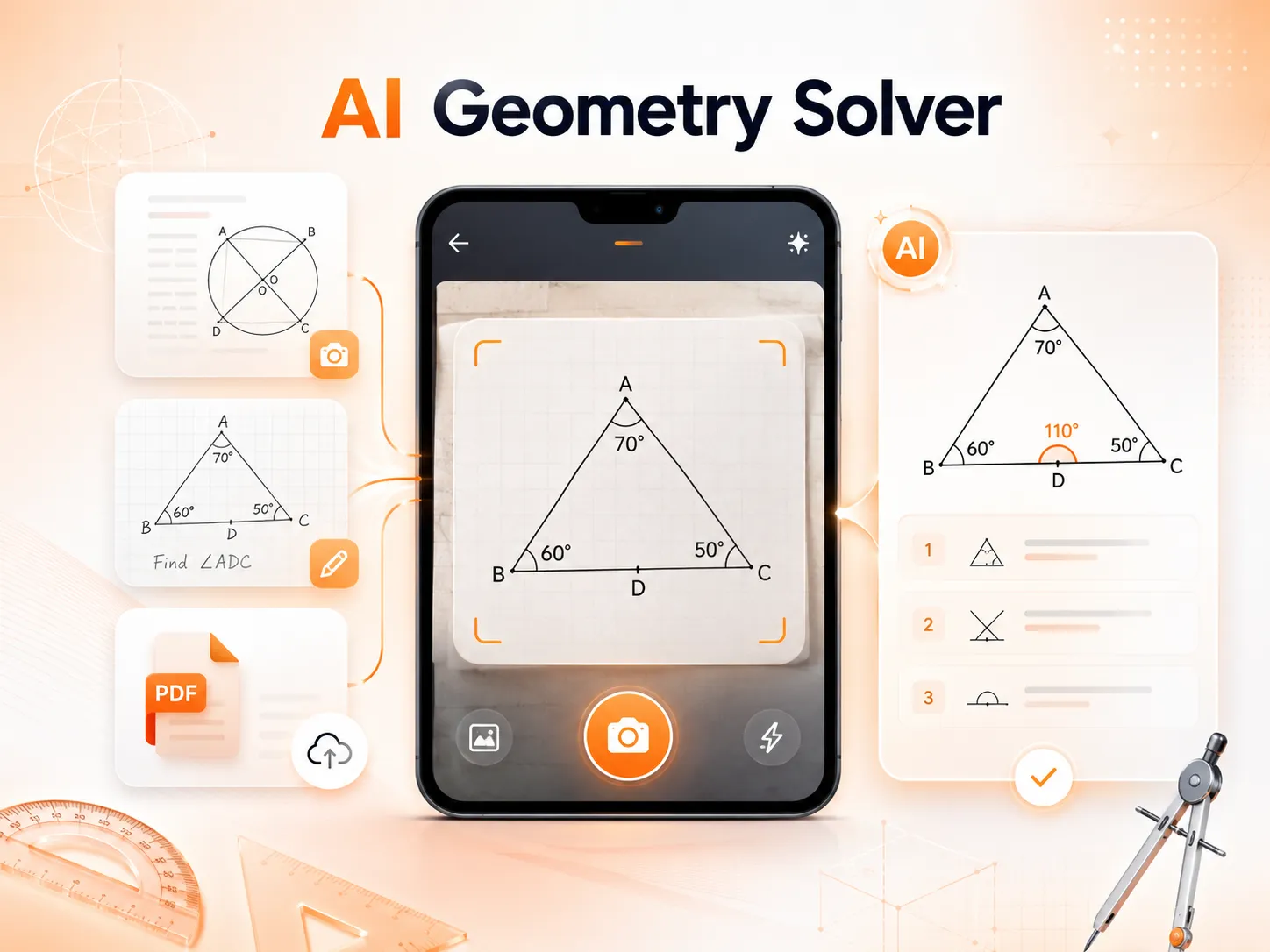 Snap Your Geometry Problem, Get Instant Answers