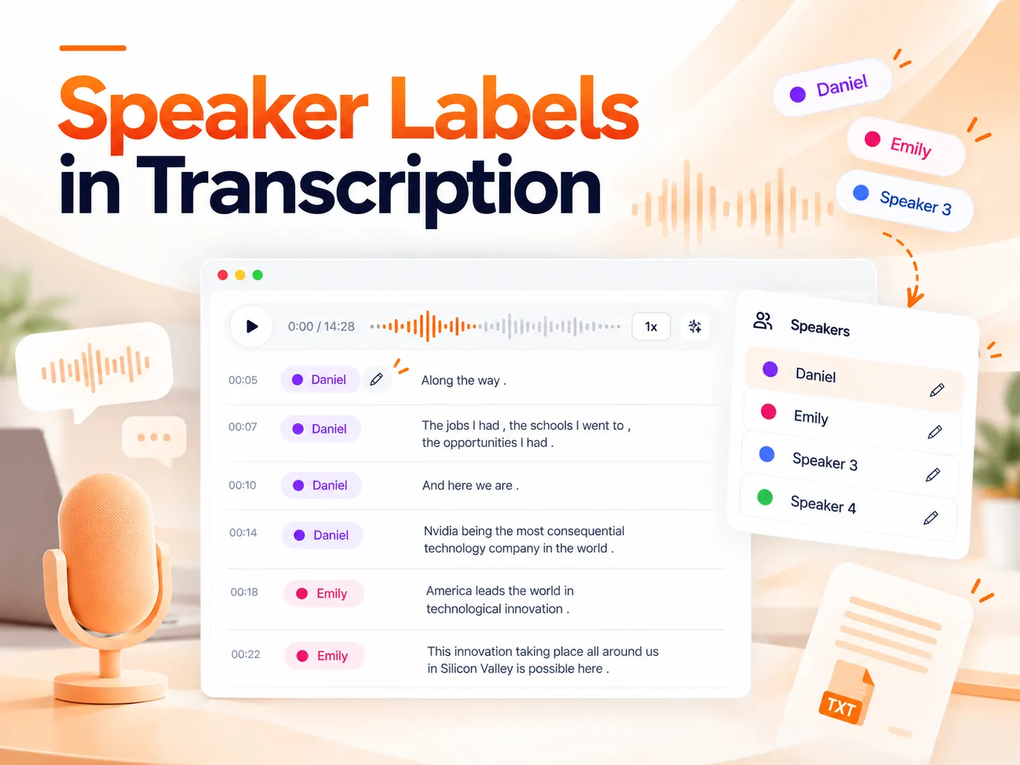 Speaker Label in Transcription: What It Is and Why It Matters